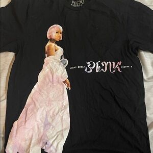 Nicki Minaj Black Tee with Bold Logo